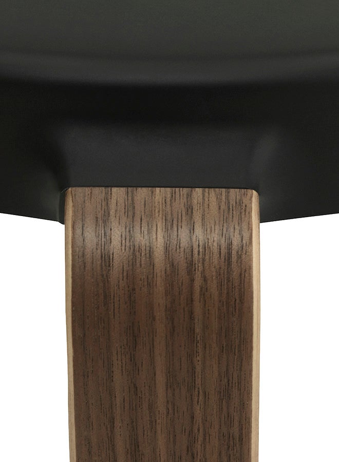 normann COPENHAGEN - Tap Stool Walnut/Black 41x43x35cm - Image 1
