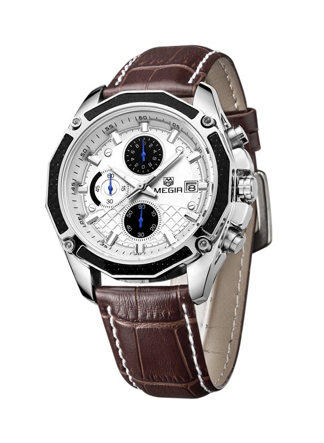 ميجر ساعة يد كرونوغراف مضيئة طراز M2015-BR men - Image 3