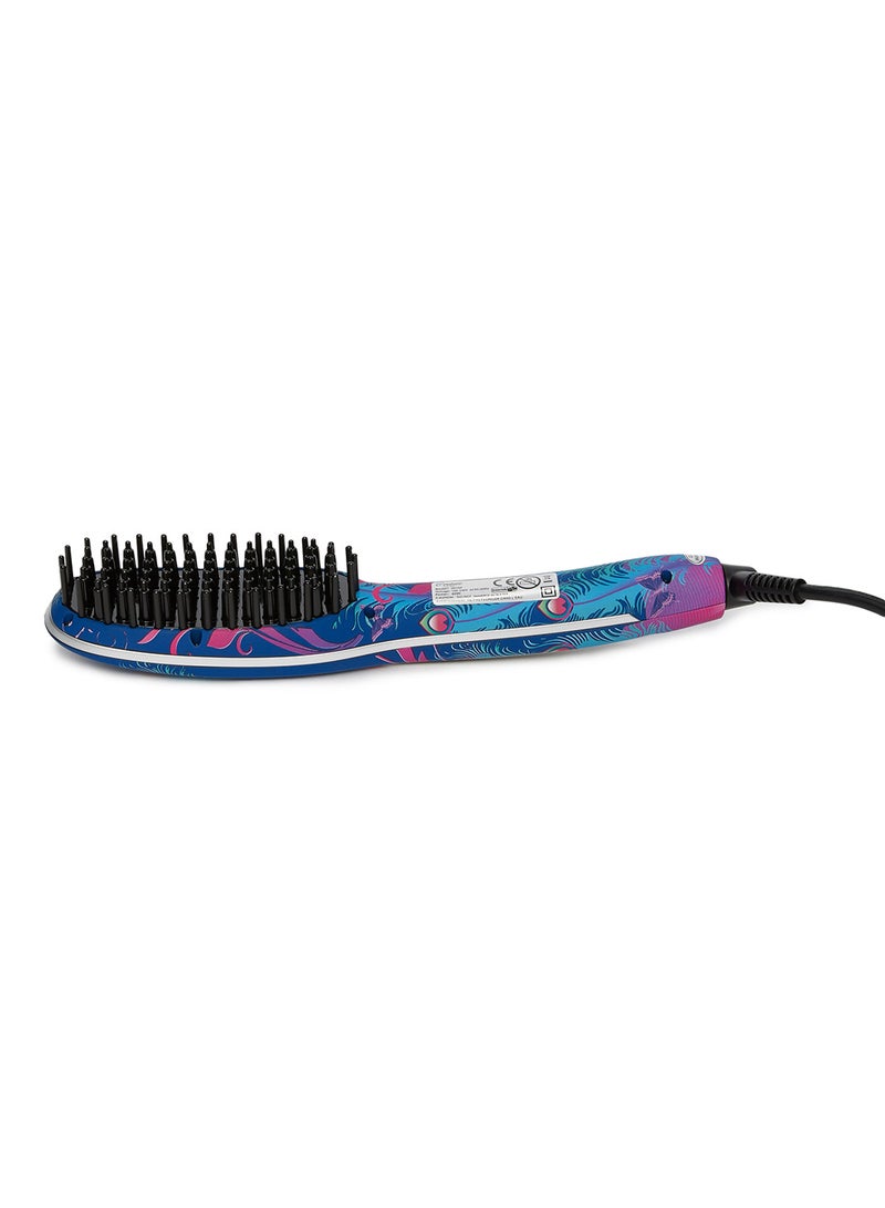 Couture Hair Pro Straightening Brush Peacock  - Image 1
