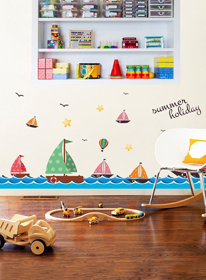 Cartoon Removable Wall Sticker Multicolour 60x40centimeter - v1511173405/N12621357A_2