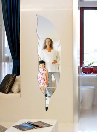 Removable Wall Sticker Mirror Clear 60x40cm - v1511173578/N12621399A_1