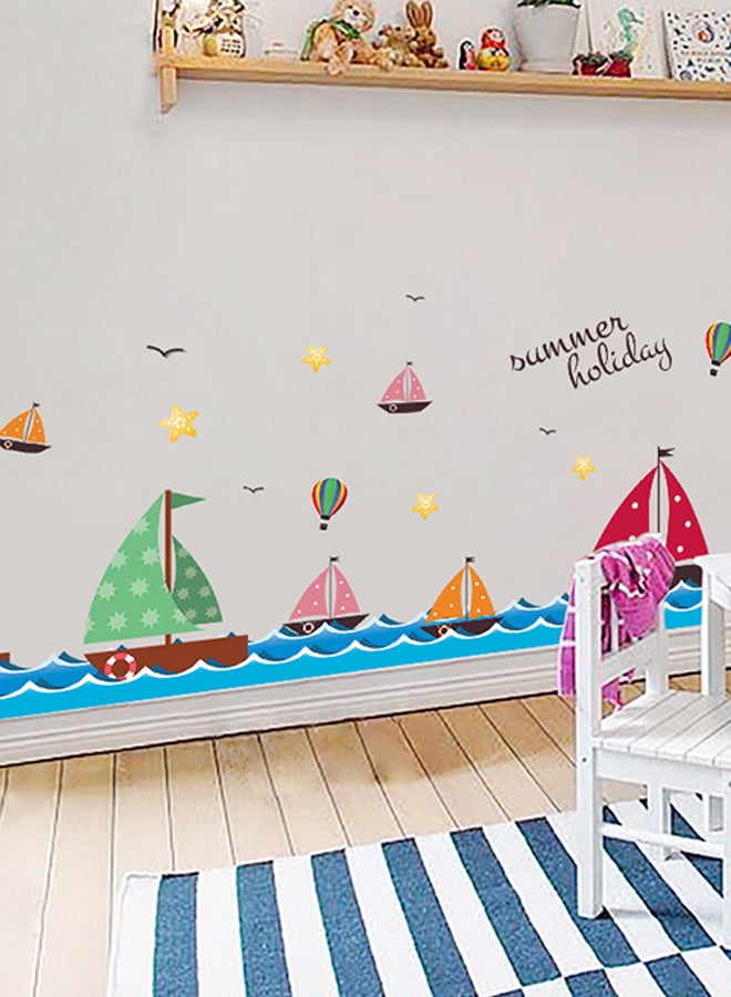 Cartoon Removable Wall Sticker Multicolour 60x40centimeter - v1511173587/N12621357A_1