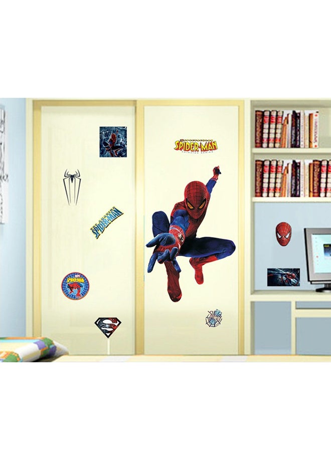 Spiderman Removable Wall Sticker Multicolour 60 x 40cm - v1511174901/N12479277A_4