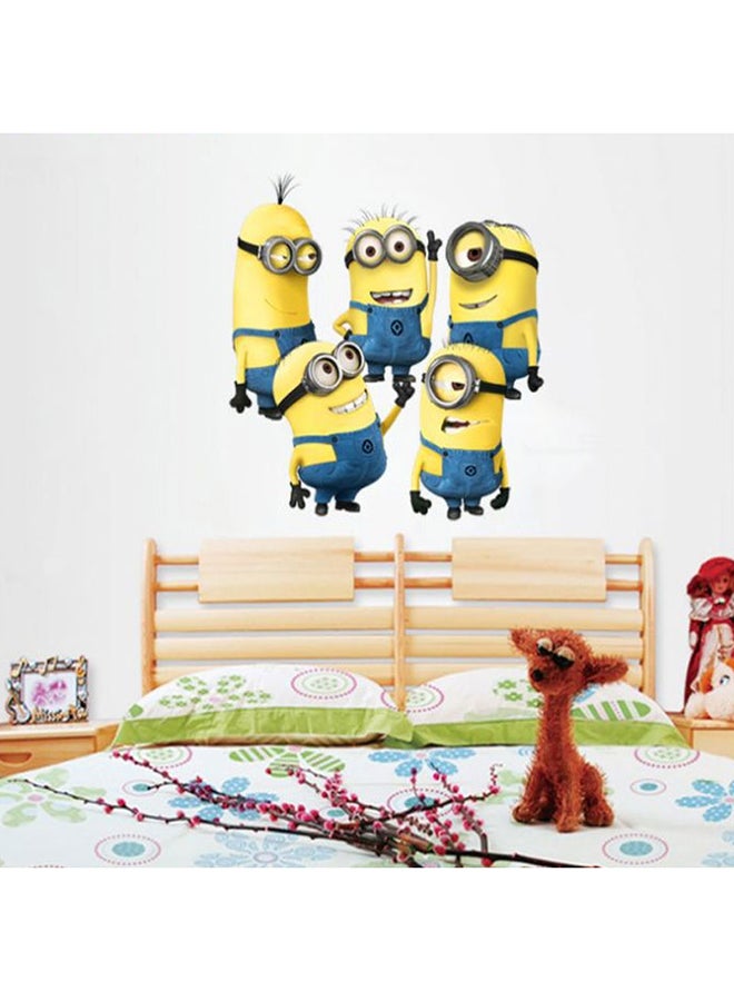 DaDa Home Minions Movie Cartoon Removable Wall Sticker Yellow/Blue/White 55 x 55cm - Image 3