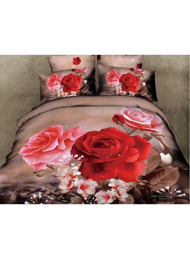 6-Piece Quilt Cover Set Cotton Multicolour