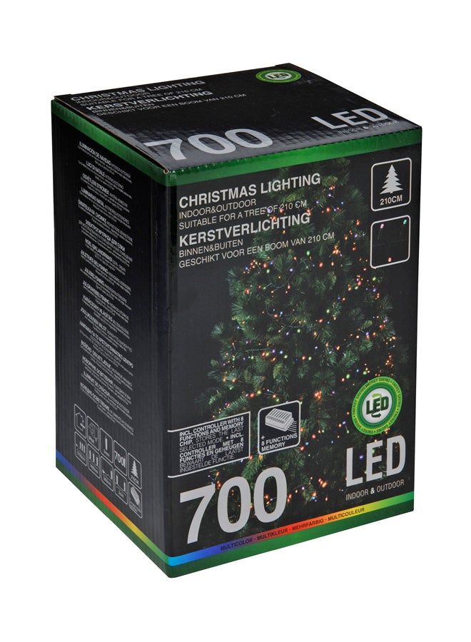 700-LED Micro cluster Light With British Plug Multicolour 10meter