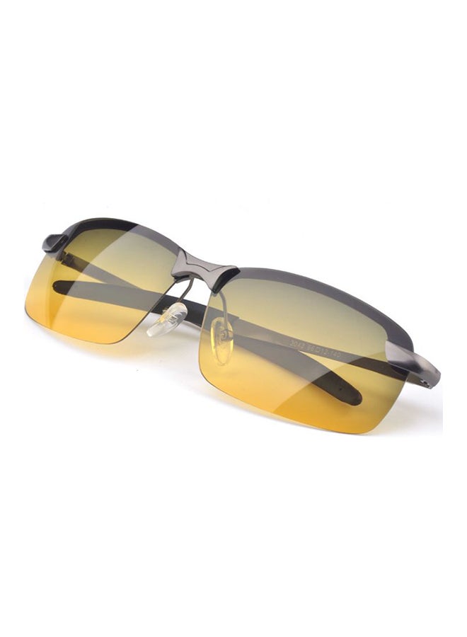 رورون نظارة شمسية بإطار شكل مستطيل - مقاس العدسة: 55 مم - Image 3