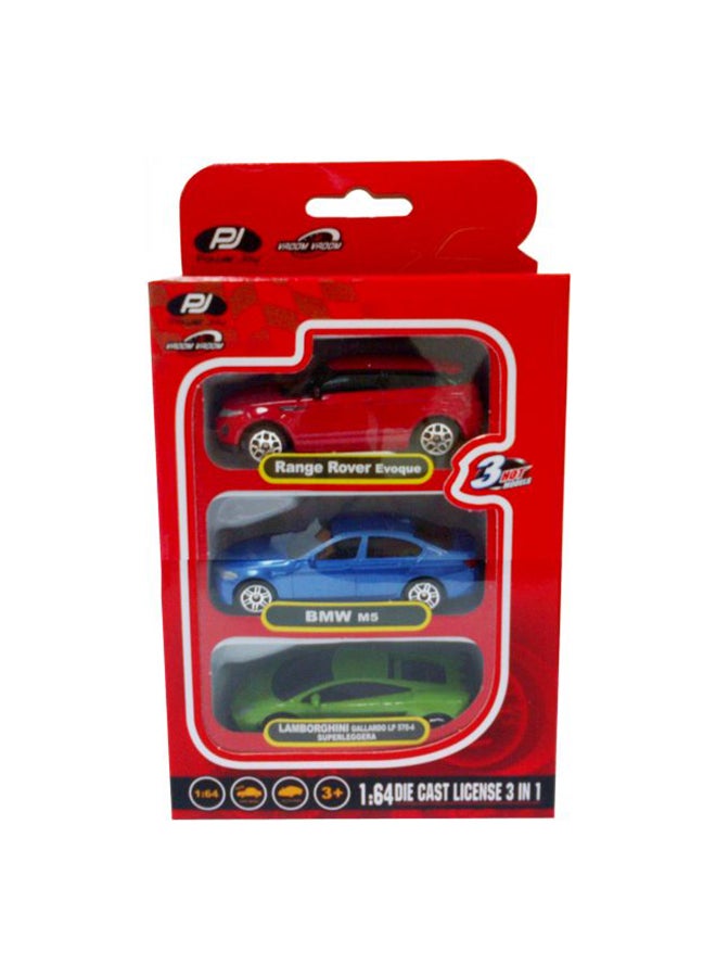 Power Joy 3 In 1 Diecast V.Vroom Licenced Car Assorted – Die-Cast Toy Car for Kids & Collectors