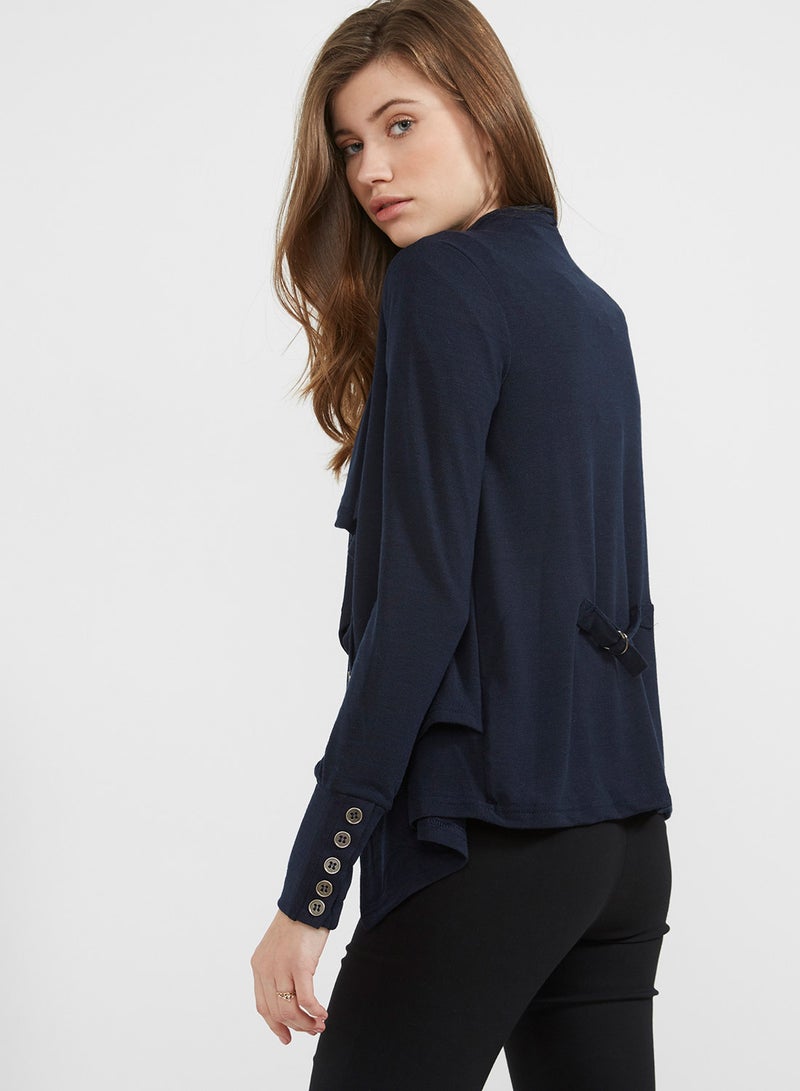 smash - Cool Short Length Duala Sweater Navy - Image 1