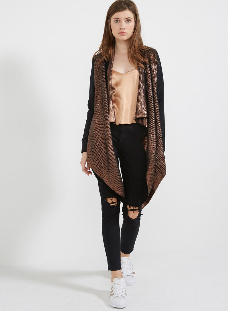 V&L - Full Sleeve Cardigan Metallic - Image 1