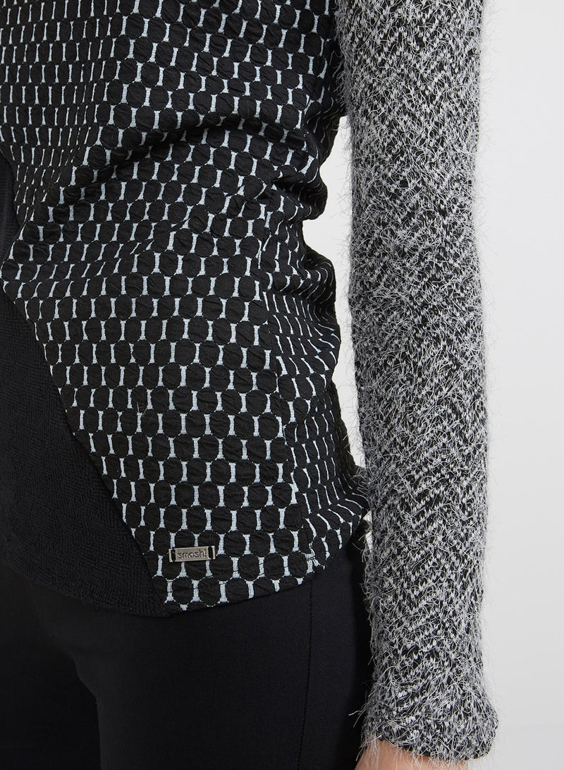 smash - Comfy Genteg Sweater Grey - Image 1