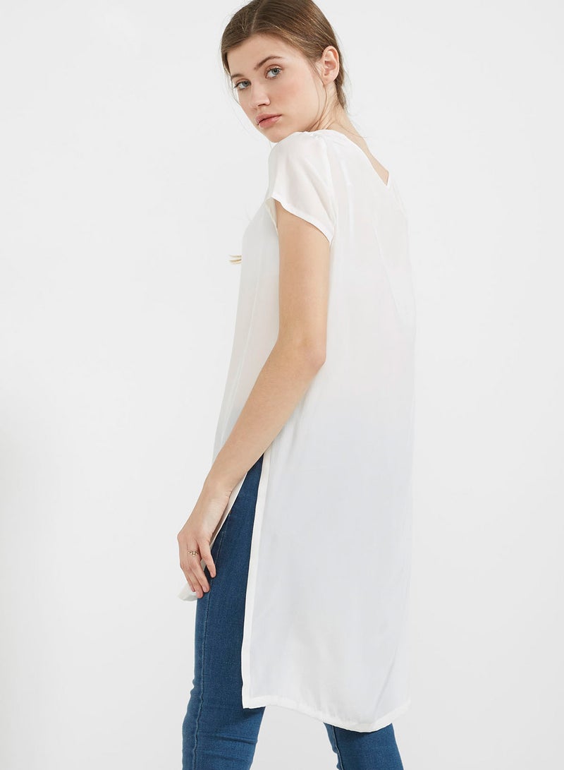 Blue Ink Beachwear - Olivia Dress White - Image 1