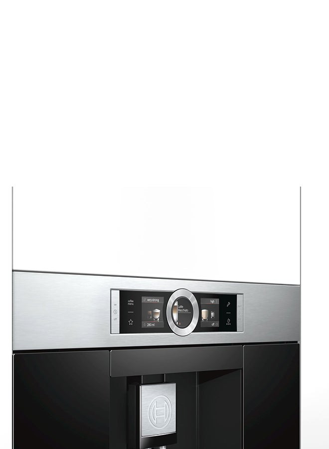 BOSCH - Fully Automatic Built-In Coffee Machine CTL636ES1 Black/Silver - Image 1