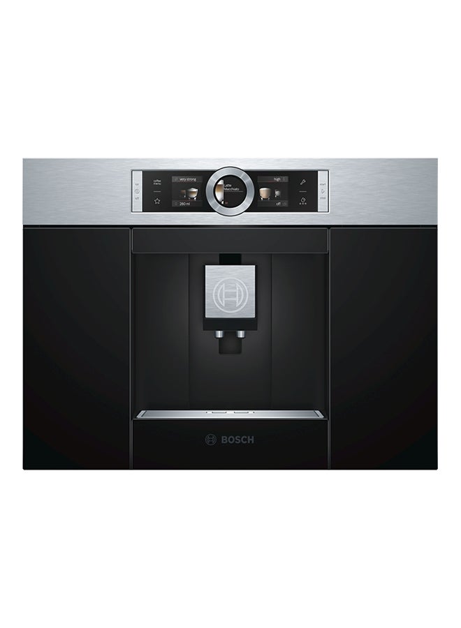 BOSCH - Fully Automatic Built-In Coffee Machine CTL636ES1 Black/Silver - Image 1