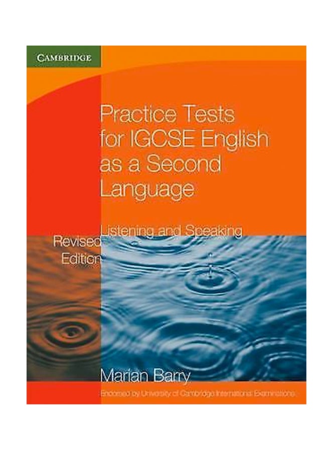 Practice Tests For IGCSE English As A Second Language: Listening And Speaking Book 1 Paperback English by Marian Barry - 40270