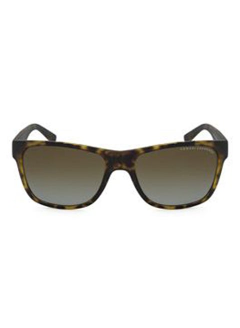 Men's Full Rim Rectangular Frame Sunglasses AX4008 8029T5 56
