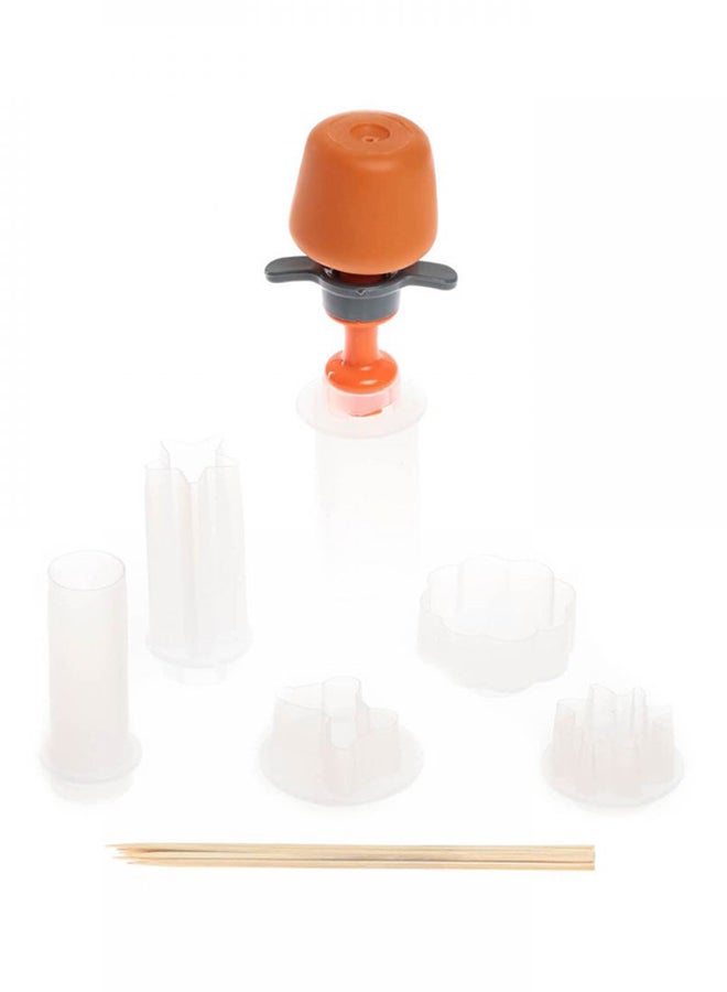 Kitchen Stuff Pop Chef Fruit Decoration Kit White/Orange Standard  - Image 1
