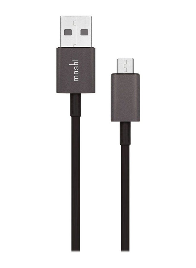 Moshi USB To Micro USB Cable Black - Image 1