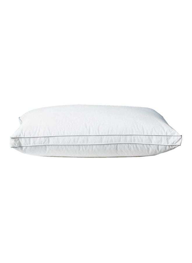 Banotex Slowly Rebounding Hotel Pillow With Cover Cotton White 74x48centimeter