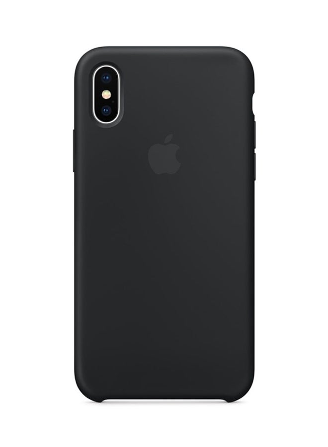 Generic - Silicone Case Cover For Apple iPhone X Black - Image 1