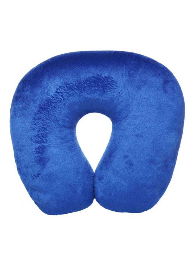 Memory Foam Travel Neck Support Cushion Blue