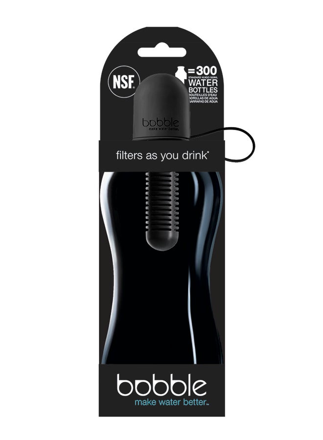 زجاجة حمل مياه كلاسيكية أسود 500ملليلتر