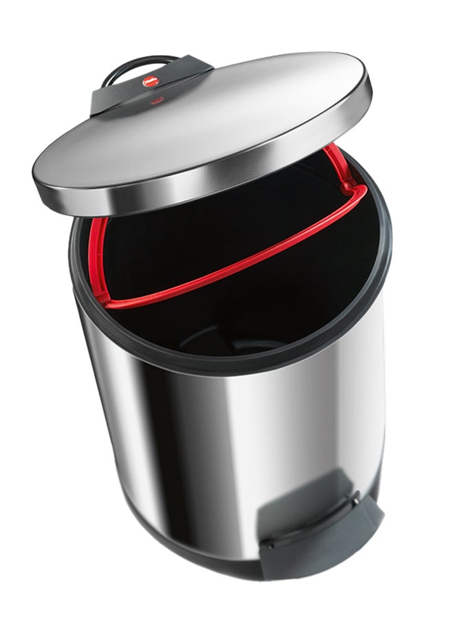 Hailo Pedal Waste Bin Silver 13Liters  - Image 2