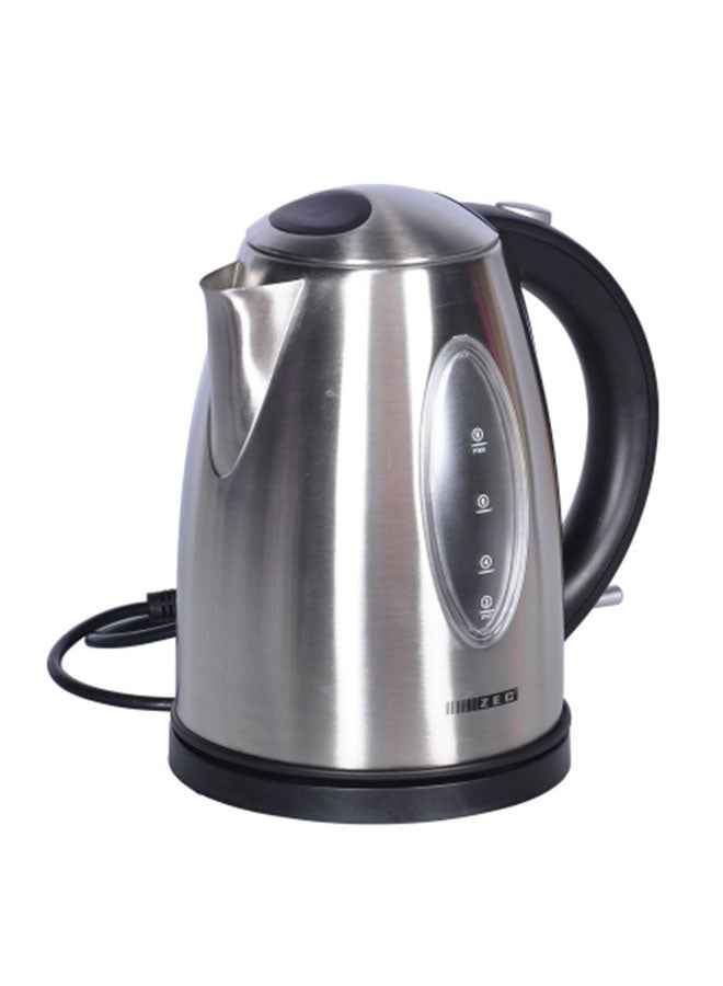 غلاية كهربائية بعداد علوي سعة 1.7 لتر ZSK 417 فضي