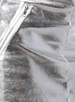 GLAMOROUS Side Zip Mini Skirt Metallic  - Image 3