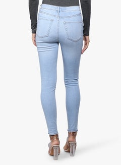 FOREVER 21 Sculpted High Waist Skinny Jeans Blue  - Image 2
