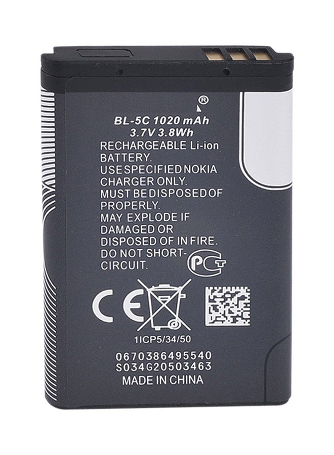NOKIA 1020.0 mAh Lithium-ion Battery Black - Image 1