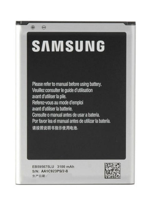 3100.0 mAh Lithium-ion Battery For Samsung Galaxy Note 2 Black