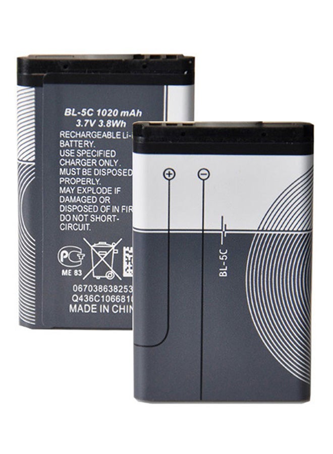 NOKIA 1020.0 mAh Lithium-ion Battery Black - Image 2