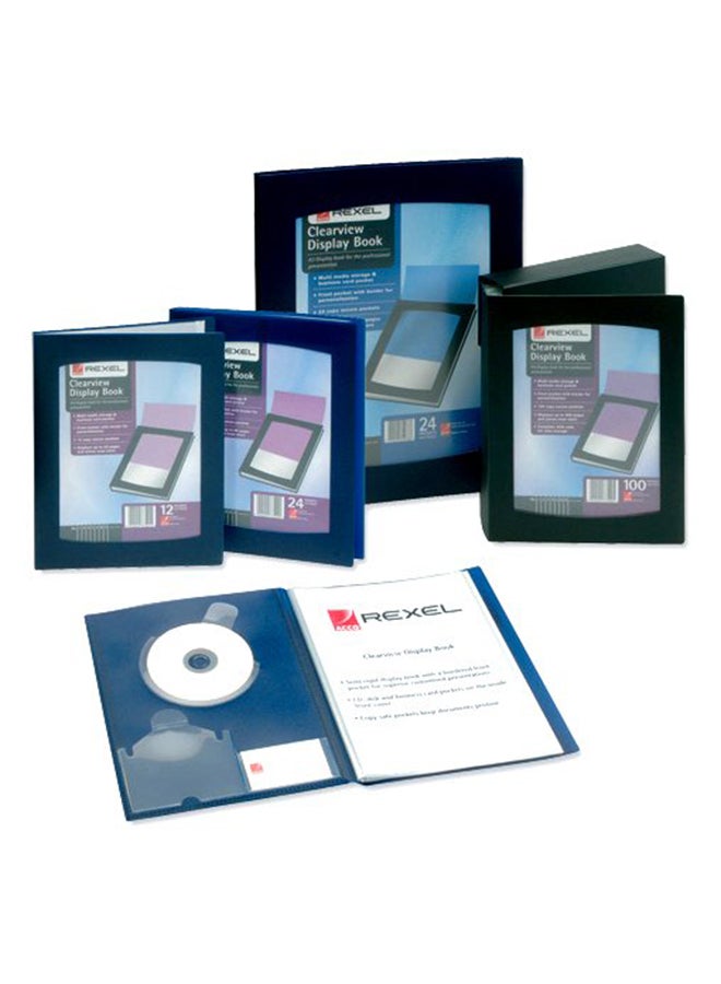 ديروينت - كتاب عرض Clear View Display Book مقاس A3 متعدد الألوان - Image 1