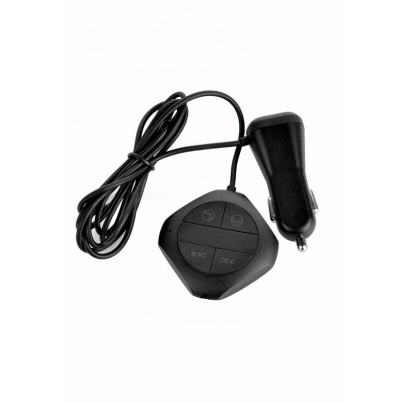 Earldom Car Charger With Bluetooth MP3 Player Black - Image 1