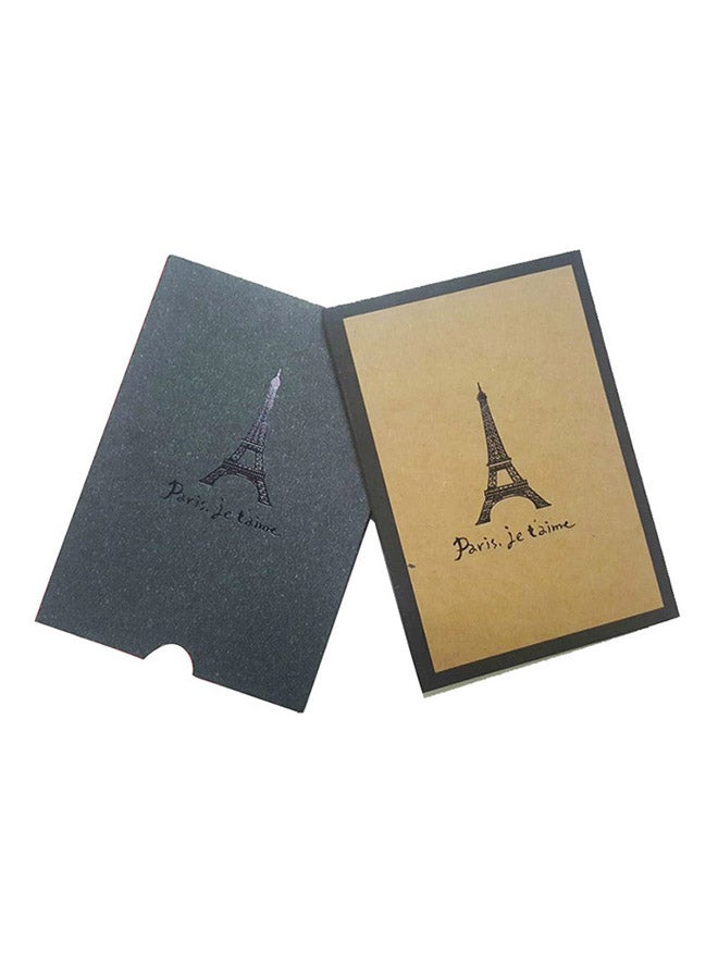 Paris Eiffel Tower Creative Self-Adhesive Photo A5 Album Grey