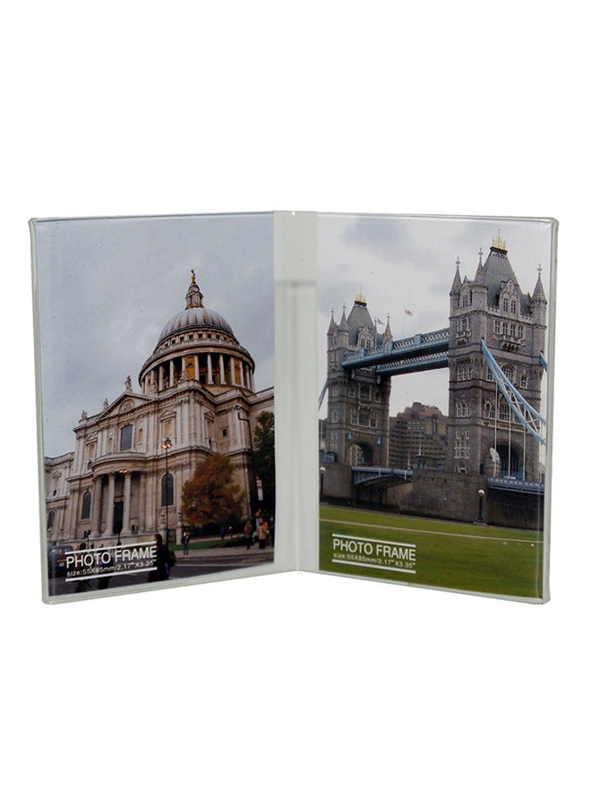 Transparent V Model Photo Frame For Fuji Instax Mini 8/70/7s/90/25/50s Clear