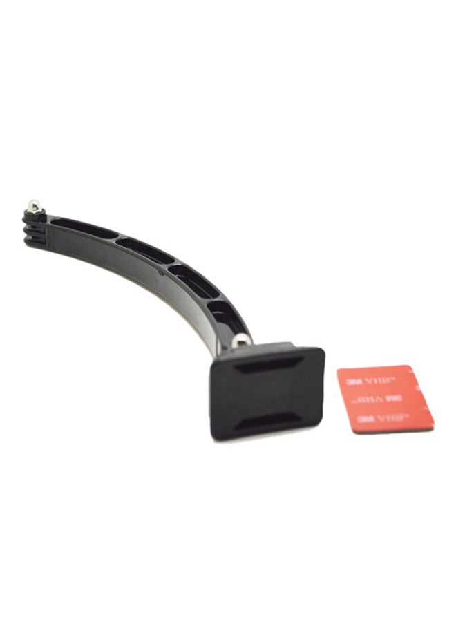 Helmet Extension Arm Selfie Curved Mount Black  - Image 2