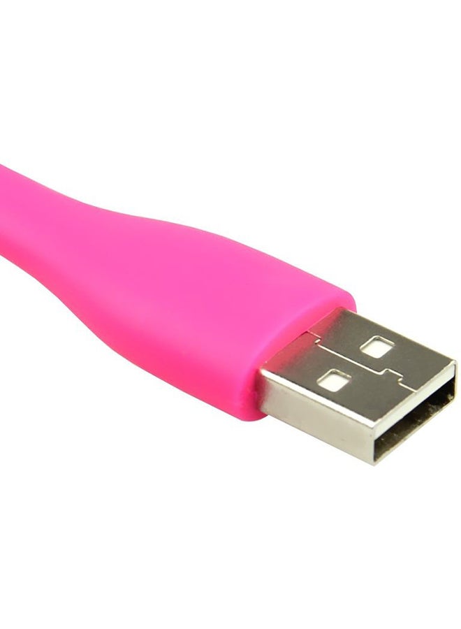 Flexible USB LED Lamp Emergency Light For Laptop Purple  - Image 3