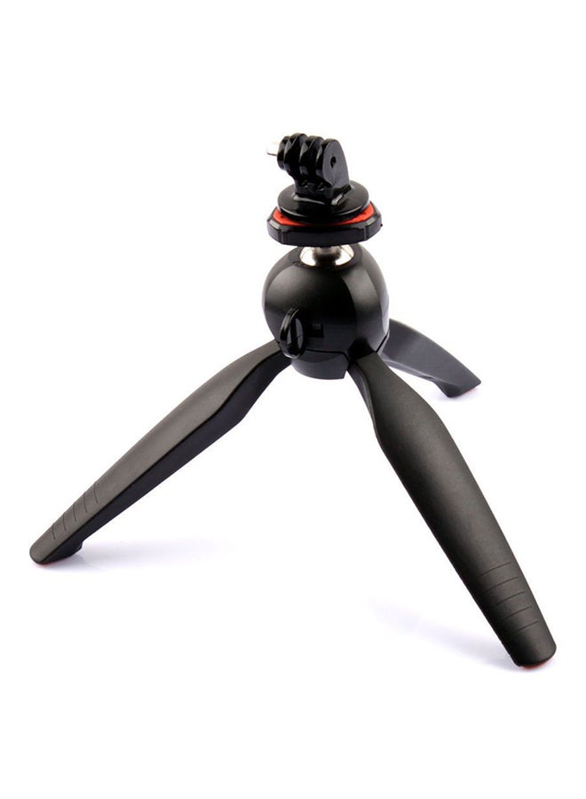 Yunteng - Mini Tripod With Hand Grip For Smartphone/DSLR/GoPro Black - Image 1