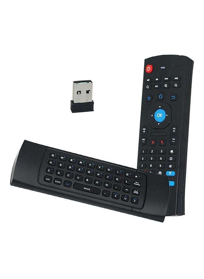 2.4G Wireless Remote Control With Build In Mic For Android TV Box MX3-M Black