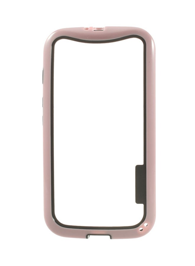 Generic - Hybrid Bumper Case For Motorola Moto E XT1021/XT1022 Pink/Black - Image 1