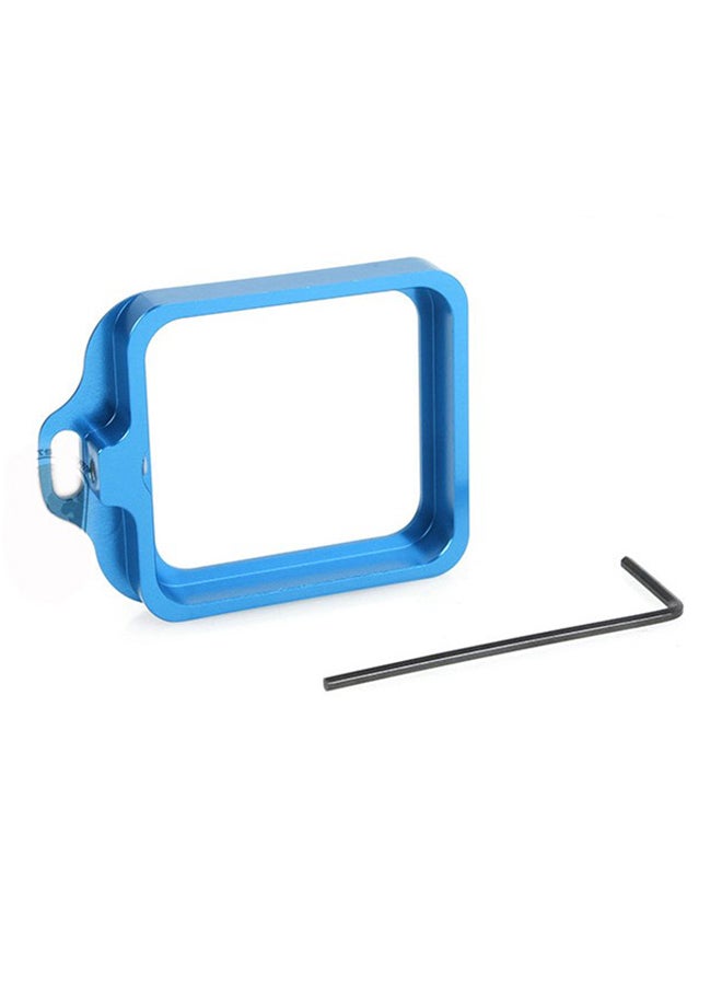 Aluminum Metal Lanyard Ring Lens Mount Blue - Image 2