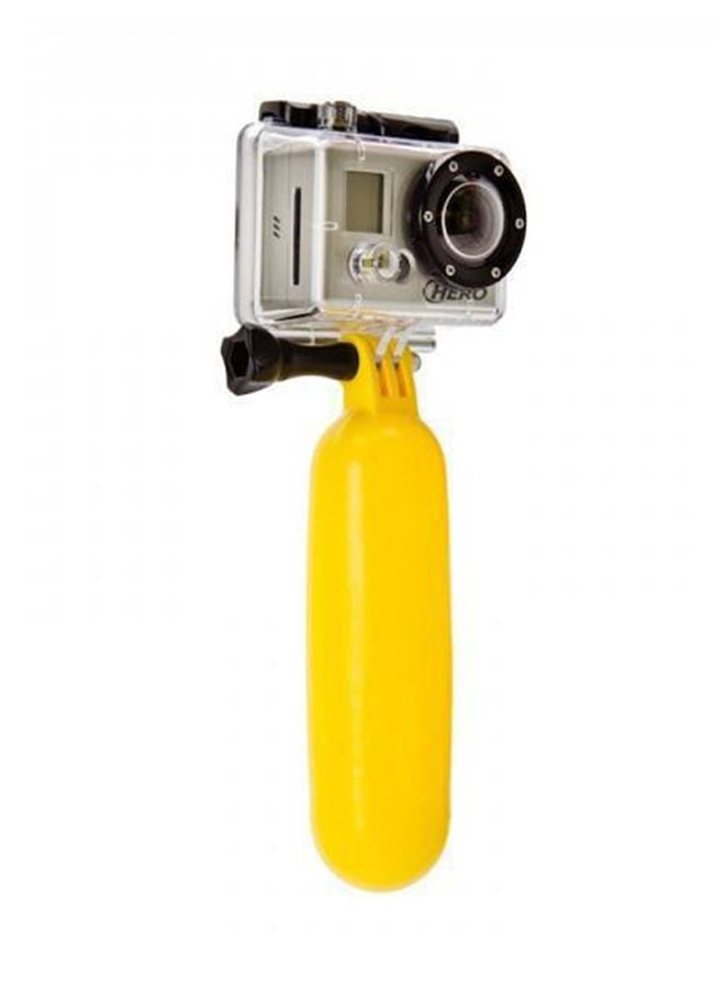 Floating Anti Sink Stabilizer Grip With Strap And Screw For GoPro Hero 5/Hero 4/Hero 3/SJCAM Yellow  - Image 1