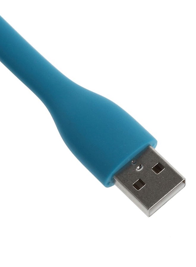 Flexible USB LED Lamp Emergency Light For Laptop Blue - Image 2