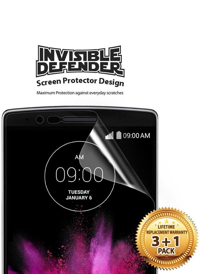 Ringke - Pack Of 4 HD Screen Protector For LG G Flex Clear - Image 1