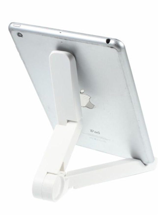 Foldable Stand Holder For iPad Pro 12.9/iPad Air2/iPad Mini 4/Samsung Galaxy Tab S2 8.0 White - Image 2