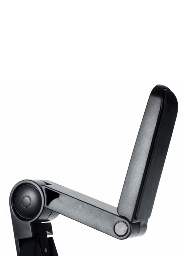 حامل مزود بمسند يمكن طيه لأجهزة آيباد برو 12.9/آيباد/ آيباد أير 2 / آيباد ميني 4 / سامسونج جالاكسي تاب S2 8.0 أسود - Image 4