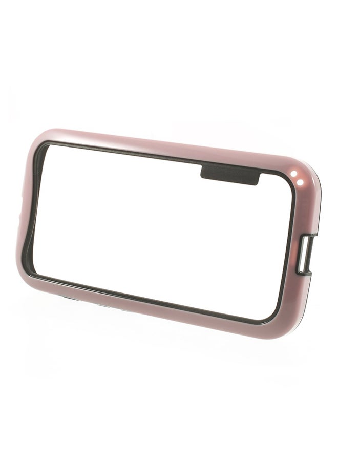 Generic - Hybrid Bumper Case For Motorola Moto E XT1021/XT1022 Pink/Black - Image 1