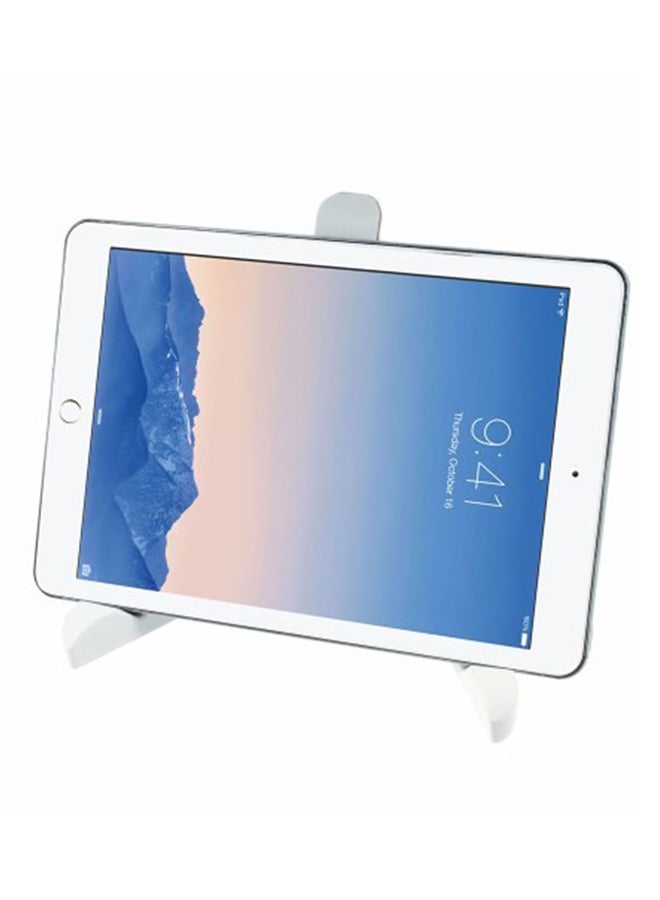 Foldable Stand Holder For iPad Pro 12.9/iPad Air2/iPad Mini 4/Samsung Galaxy Tab S2 8.0 White - Image 1